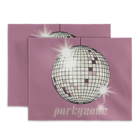 DESIGN dannick Celebrate the 80s Partyzone pink Placemat