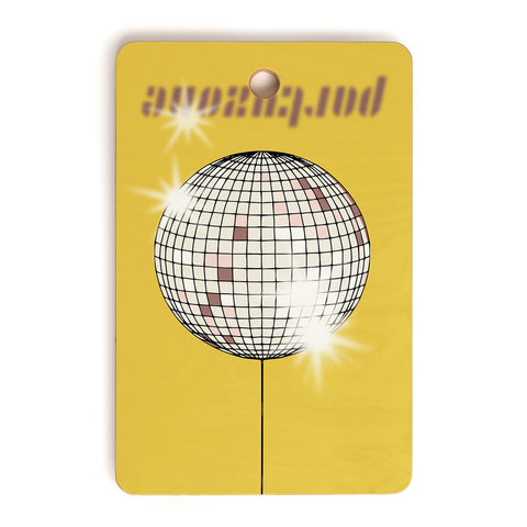 DESIGN d´annick Celebrate the 80s Partyzone yellow Cutting Board Rectangle