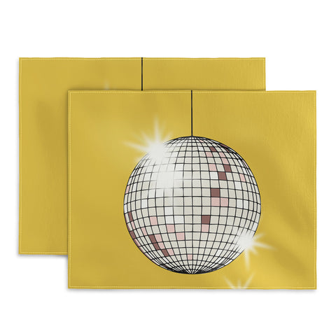 DESIGN d´annick Celebrate the 80s Partyzone yellow Placemat