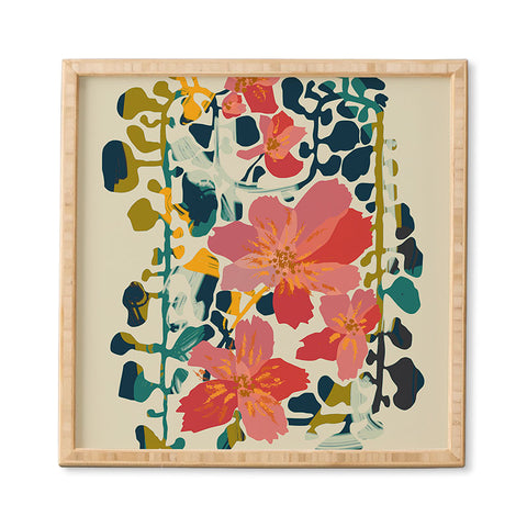 DESIGN dannick colorful orchid Framed Wall Art