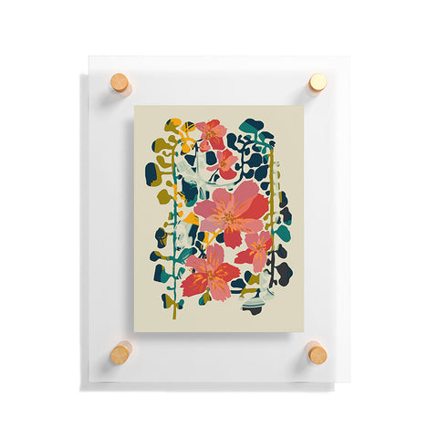 DESIGN dannick colorful orchid Floating Acrylic Print