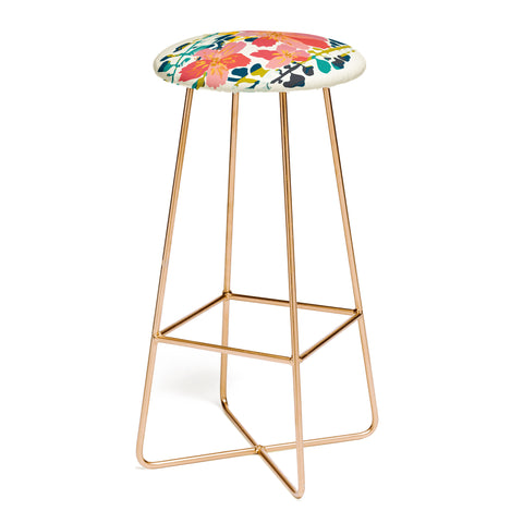 DESIGN dannick colorful orchid Bar Stool