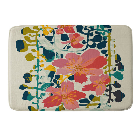 DESIGN dannick colorful orchid Memory Foam Bath Mat