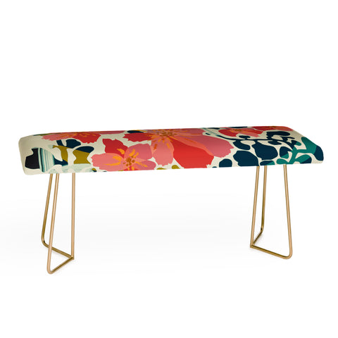 DESIGN dannick colorful orchid Bench