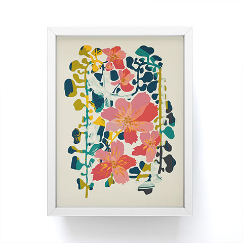 DESIGN dannick colorful orchid Framed Mini Art Print