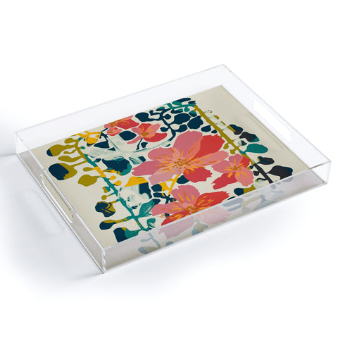 DESIGN d´annick colorful orchid Acrylic Tray