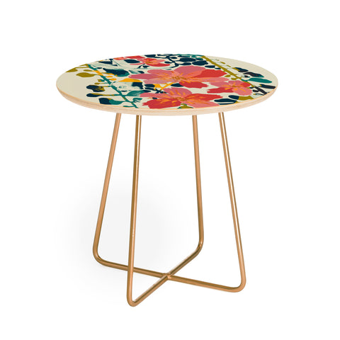 DESIGN dannick colorful orchid Round Side Table
