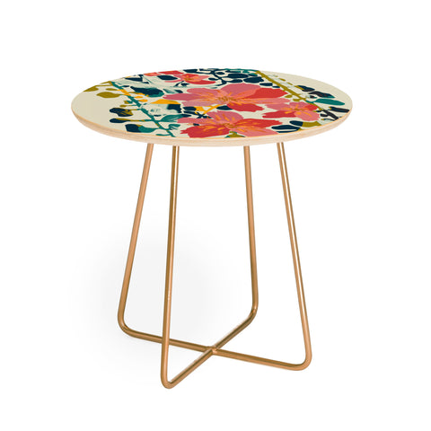 DESIGN d´annick colorful orchid Round Side Table