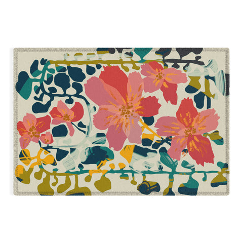DESIGN dannick colorful orchid Outdoor Rug
