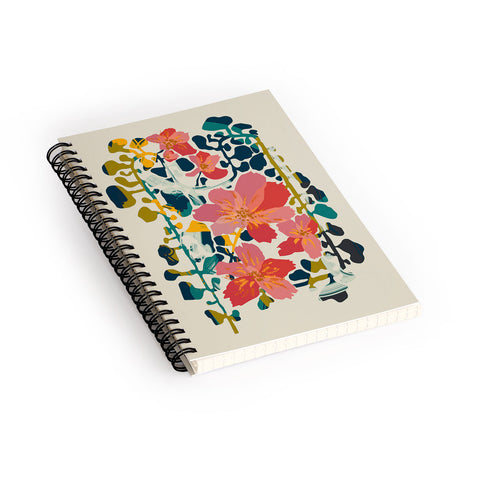 DESIGN dannick colorful orchid Spiral Notebook