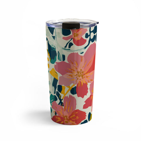 DESIGN dannick colorful orchid Travel Mug