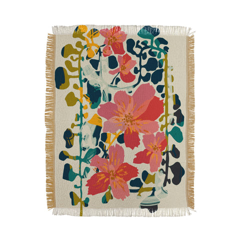 DESIGN d´annick colorful orchid Throw Blanket