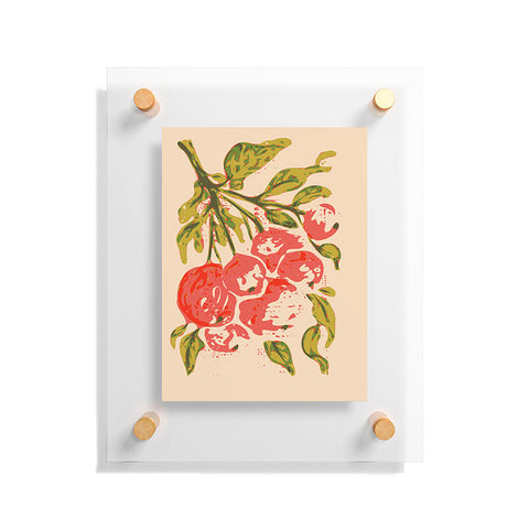 DESIGN d´annick Coral berries fall florals no1 Floating Acrylic Print