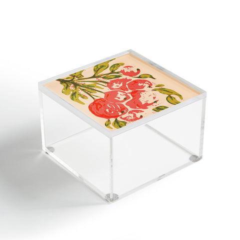 DESIGN d´annick Coral berries fall florals no1 Acrylic Box