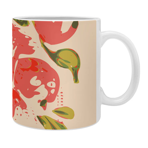 DESIGN dannick Coral berries fall florals no1 Coffee Mug