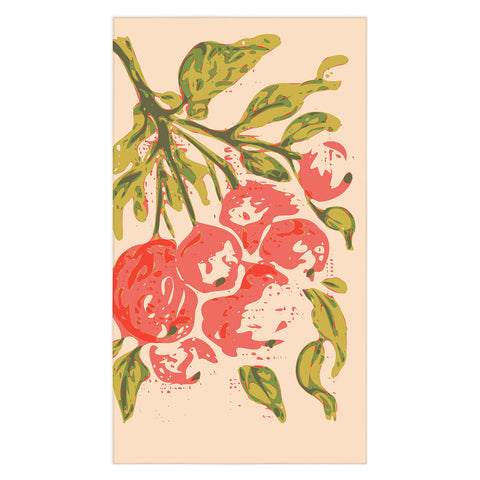 DESIGN dannick Coral berries fall florals no1 Tablecloth