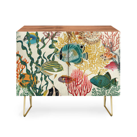 DESIGN dannick coral reef deep silence Credenza