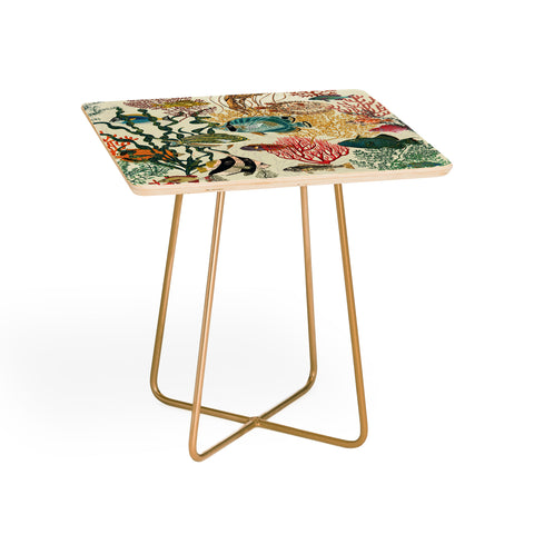 DESIGN d´annick coral reef deep silence Side Table