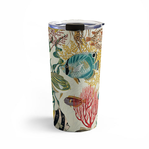 DESIGN dannick coral reef deep silence Travel Mug