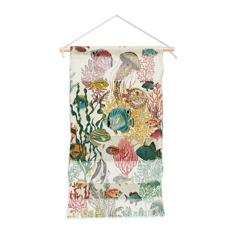 DESIGN d´annick coral reef deep silence Wall Hanging Portrait