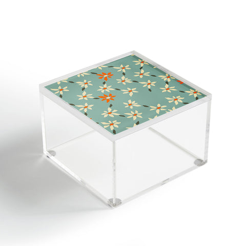 DESIGN d´annick Daily pattern Retro Flower No1 Acrylic Box