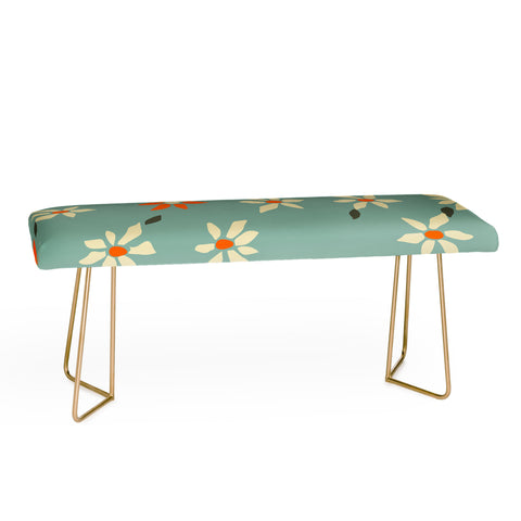 DESIGN dannick Daily pattern Retro Flower No1 Bench