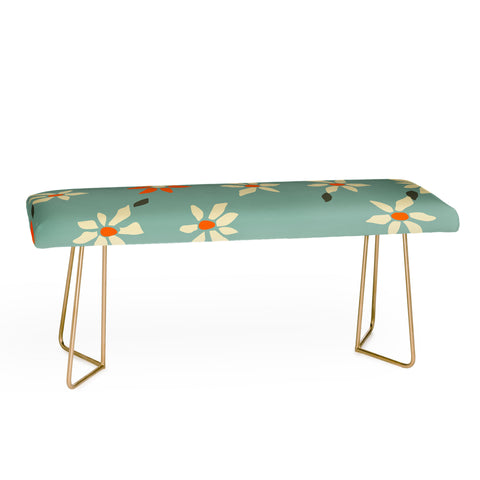 DESIGN d´annick Daily pattern Retro Flower No1 Bench