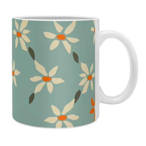 DESIGN dannick Daily pattern Retro Flower No1 Coffee Mug