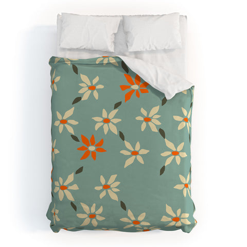 DESIGN dannick Daily pattern Retro Flower No1 Duvet Cover