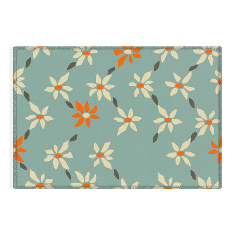 DESIGN dannick Daily pattern Retro Flower No1 Outdoor Rug