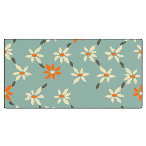 DESIGN dannick Daily pattern Retro Flower No1 Desk Mat