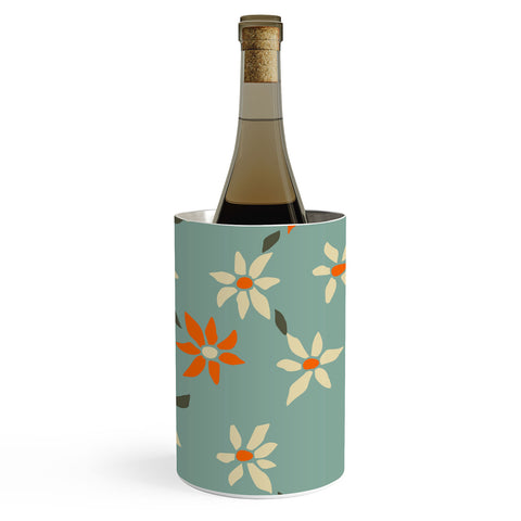 DESIGN dannick Daily pattern Retro Flower No1 Wine Chiller