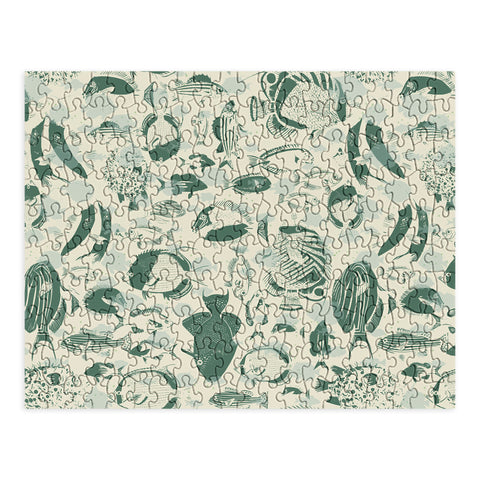 DESIGN dannick deep ocean fish family Puzzle