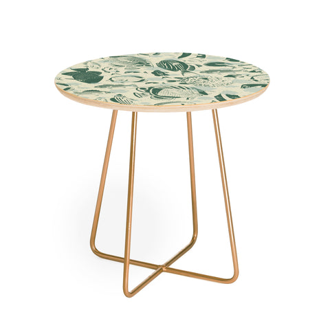 DESIGN d´annick deep ocean fish family Round Side Table