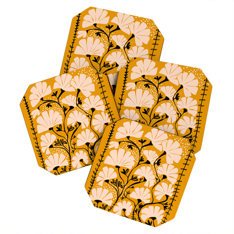 DESIGN dannick Ever blooming good vibes Coaster Set