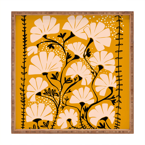 DESIGN dannick Ever blooming good vibes Square Tray