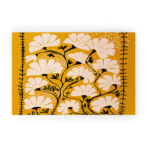 DESIGN dannick Ever blooming good vibes Welcome Mat