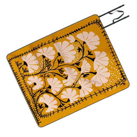 DESIGN dannick Ever blooming good vibes Picnic Blanket