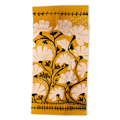 DESIGN dannick Ever blooming good vibes Beach Towel