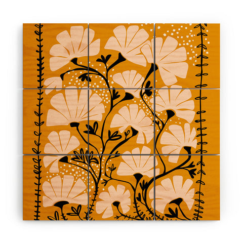 DESIGN dannick Ever blooming good vibes Wood Wall Mural