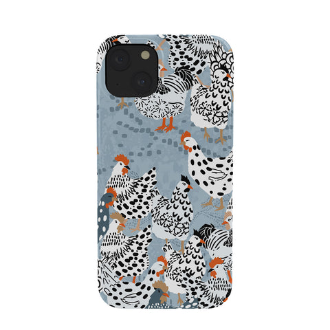 DESIGN dannick Favorite chickens blue Phone Case