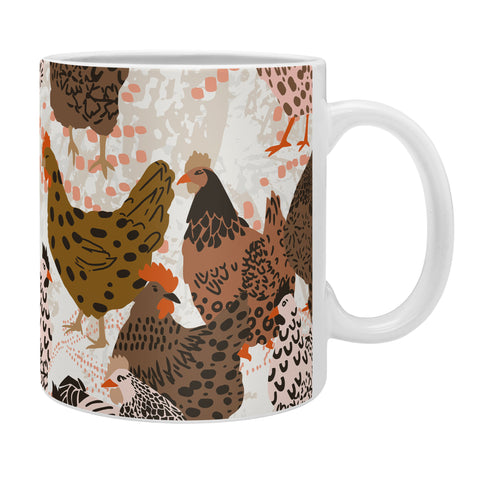 DESIGN d´annick Favorite chickens brown Coffee Mug