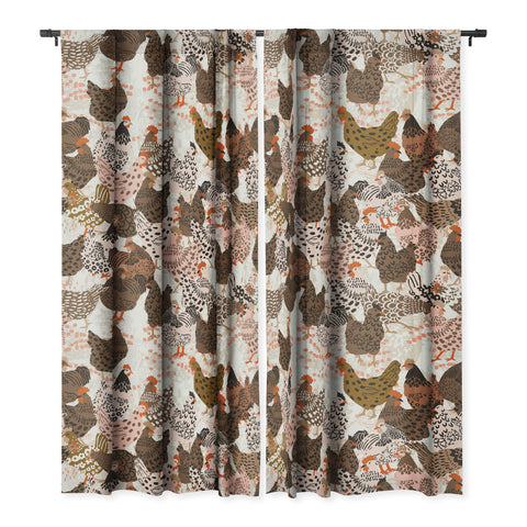 DESIGN dannick Favorite chickens brown Blackout Non Repeat