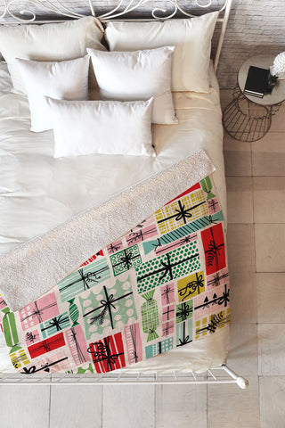 DESIGN d´annick Favorite gift wrapped Fleece Throw Blanket