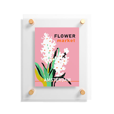 DESIGN d´annick Flower Market Amsterdam I Floating Acrylic Print