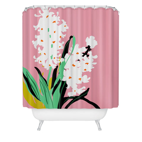 DESIGN dannick Flower Market Amsterdam I Shower Curtain