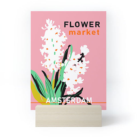 DESIGN dannick Flower Market Amsterdam I Mini Art Print