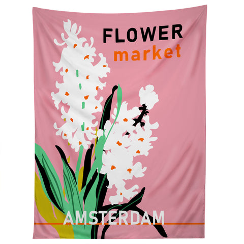 DESIGN d´annick Flower Market Amsterdam I Tapestry