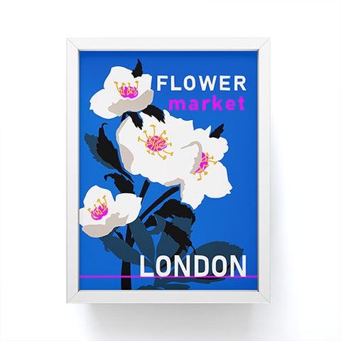 DESIGN dannick Flower Market London I Framed Mini Art Print
