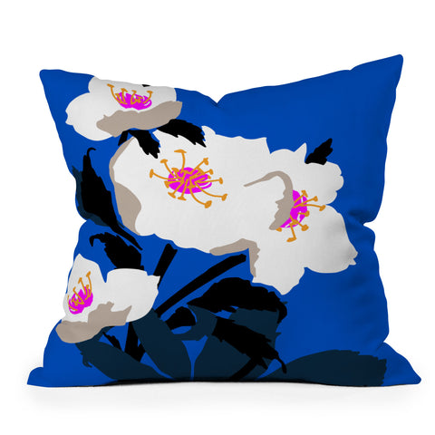 DESIGN dannick Flower Market London I Outdoor Throw Pillow